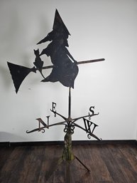 Witch And Cat Weathervane