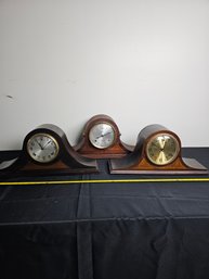 Lot Of Three Mantle Clocks