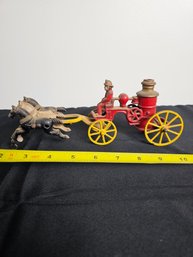 Antique Metal Toy Fire Truck