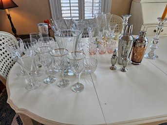All Of The Glassware Seen Here