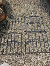 4 Small Metal Fence Panels
