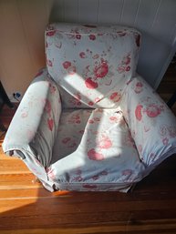 Floral Covered Arm Chair