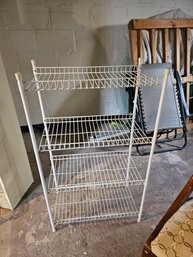 Four Tier Metal Wire Shelf