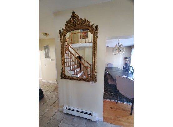 Ornate Gilt Hall Mirror
