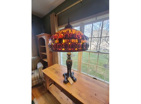 Very Large Tiffany Style Lamp