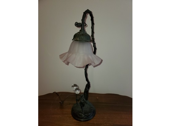Bronze Clown Lamp