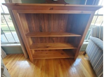 Set Of Five Custom Made Bookcases And Side Board