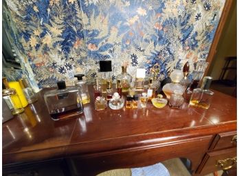Collection Of Vintage Perfumes And Bottles
