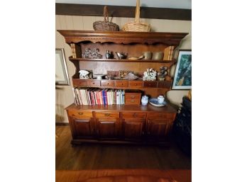 Large Open Wood Hutch (Contents Excluded)