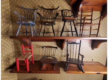 Collection Of Diminutive Chairs