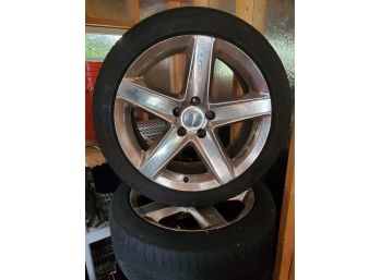 Set Of 4 SRT 8 Rims With Tires