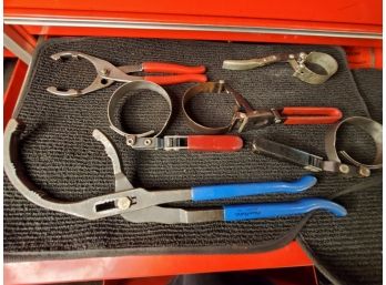 Lot Of Oil Filter Wrenches