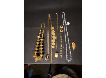 Lot Of Designer Costume Jewelry And Crystal