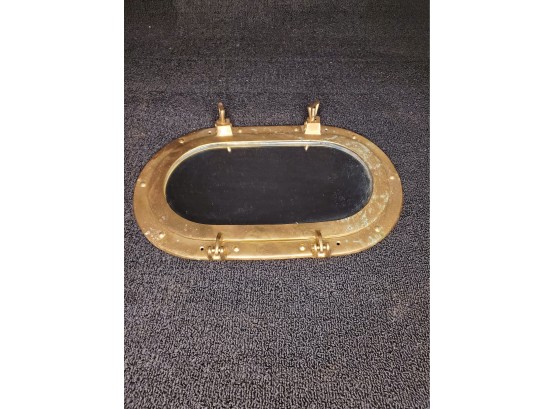 Brass Porthole Mirror