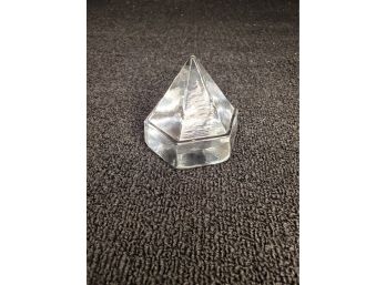 Glass Crystal Shaped Paperweight