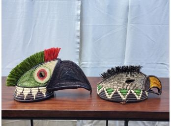 Lot Of Two Woven Masks