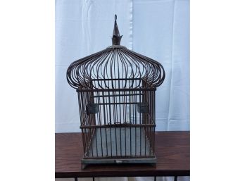 Large Cast Iron Bird Cage