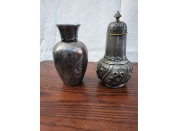Pair Of Sterling Items
