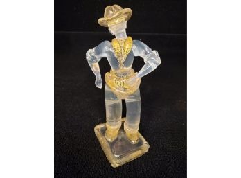 Murano Glass Cowboy Figurine