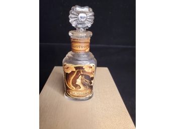 Art Deco Antique Perfume Bottle Beautiful Label