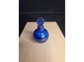 Lalique Cobalt Blue Perfume Bottle
