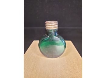 Dark Green Glass Perfume Bottle