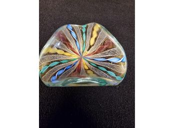 Colorful Murano Glass Dish