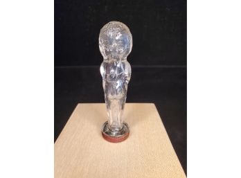 Kewpie Doll Glass Bottle