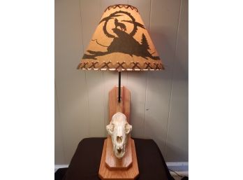 Bear Skull Lamp