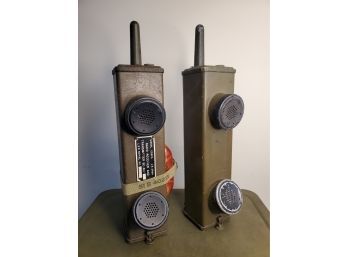 Pair Of Army Signal Corp Radios