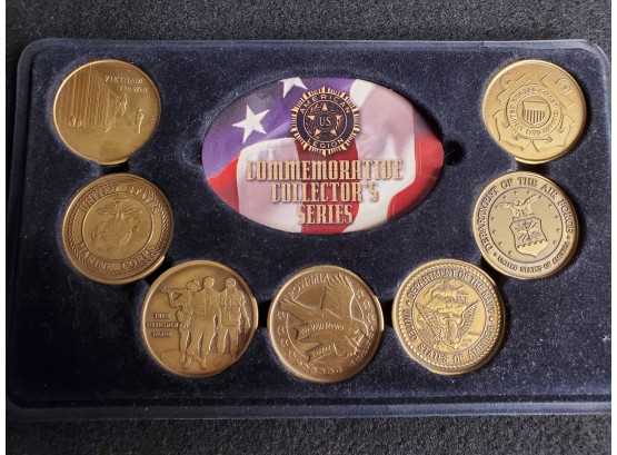 The American Legion Commemorative Collector Series With 7 Coins