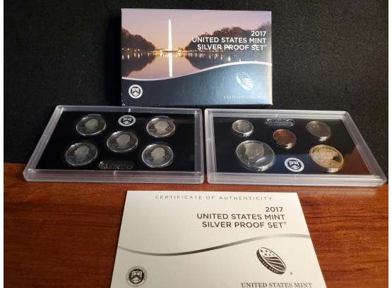 2017 US Mint Silver Proof Set