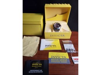 Invicta Model #4821, Original Box With All Paperwork, Working Order