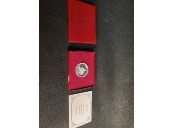 Commemerative 1732-1982 Silver Half Dollar Featuring George Washington, Red Box