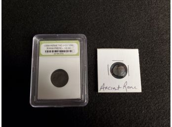 A Pair Of Roman Coin