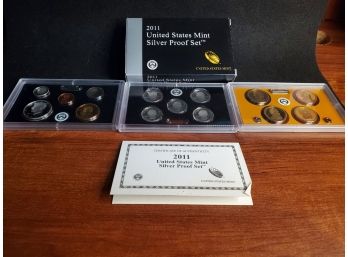 2011 Us Mint Silver Proof Set With Cert. Of Auth.