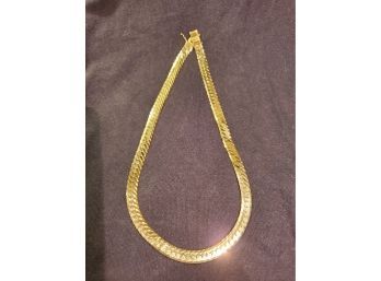 18 Inch 14k Gold Chain Marked Italy