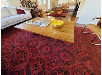 Fantastic Oversized Walnut Coffee Table By Room & Board