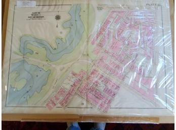 Old Map Of Boston (Shipping Available For This Item)