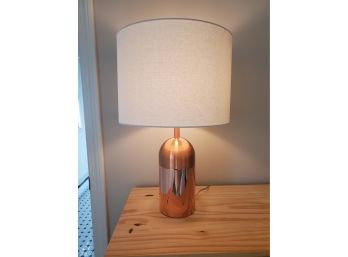 Rose Gold Colored Lamp