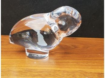 Baccarat Glass Owl