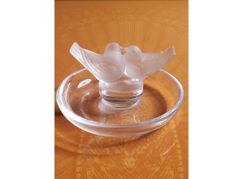 Lalique Figurine / Ring Holder / Love Birds Shipping - Avail For This Item