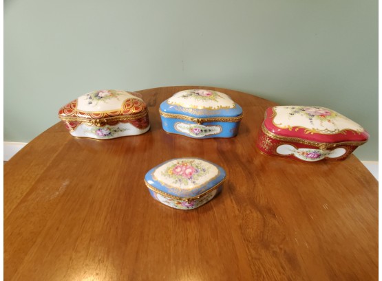 Limoges Painted Boxes