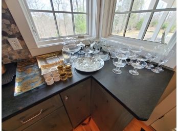 Mixed Lot Of Glasses And Dishes