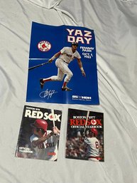 Boston Baseball Red Sox Sports Memorabilia (QTY 3)
