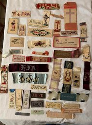 Antique Embroidered Bookmarks Collection
