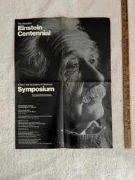 Albert Einstein Centennial Symposium Poster NYC