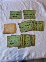 Base Ball Masks 1 Doz  No. 6984 Labels QTY 40
