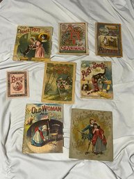 Antique Children Books McGloughlin Bros (QTY 8)