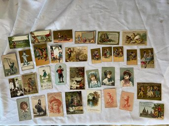 Victorian Trade Card Lot Advertising QTY 30